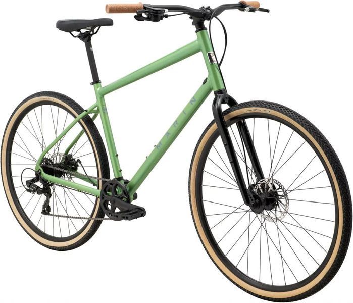 Велосипед 28" Marin KENTFIELD 1 рама - S 2025 Gloss Green/Black/Gray SKE-68-201 фото